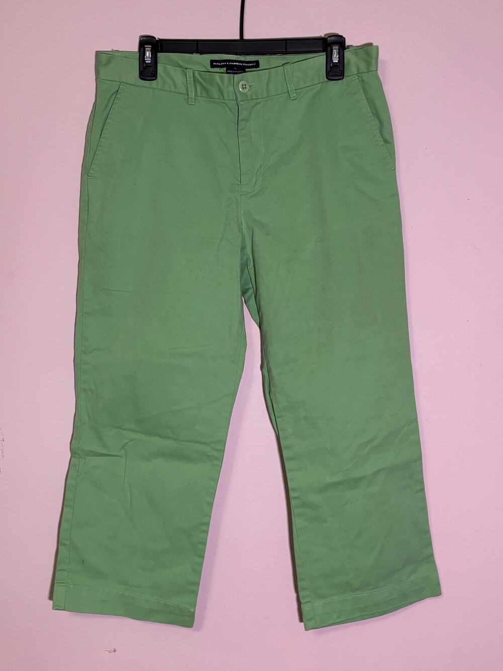 Ralph Lauren Sport green chino pants euc women’s size 10